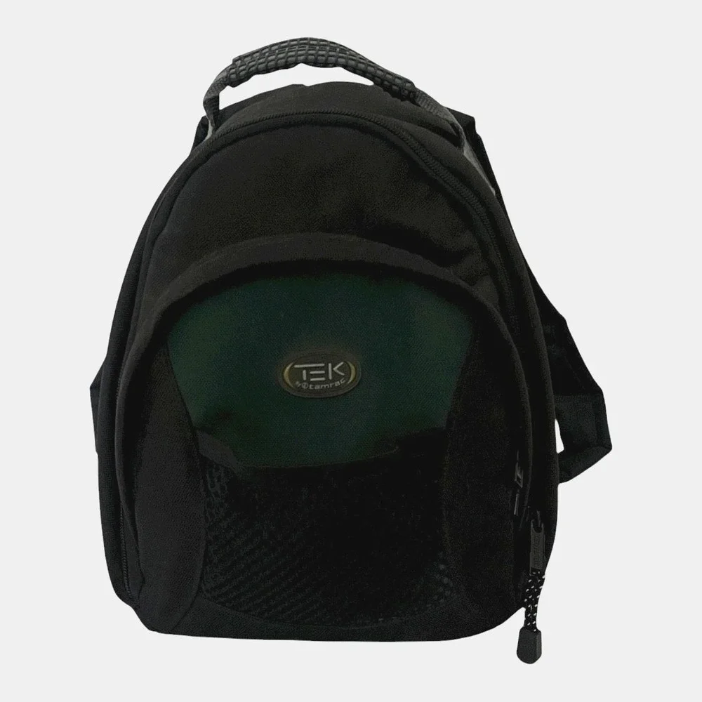 Tamrac TEK Camera Backpack Black Green Padded‎ DSLR Mirrorless Bag Small Utility